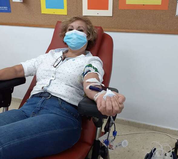 Donante de sangre en la EOI Telde / TA